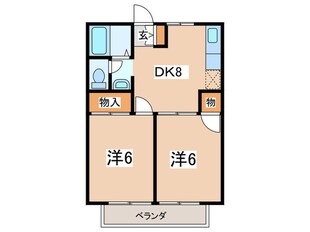 サンハイムの物件間取画像